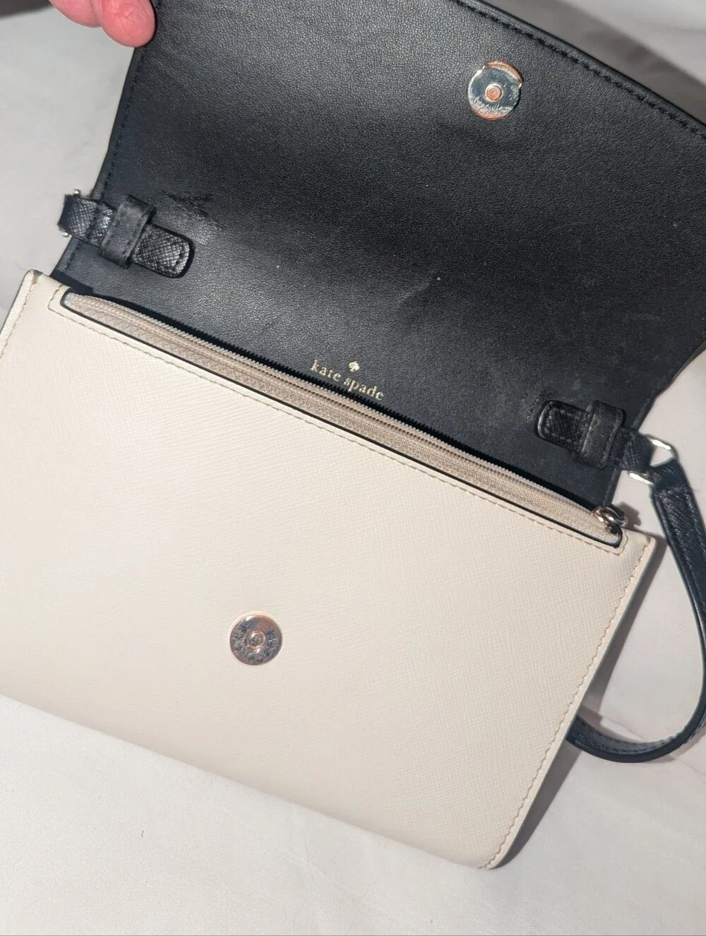 Kate Spade Staci  Colorblock Warm Beige Multi Small Flap Crossbody Bag